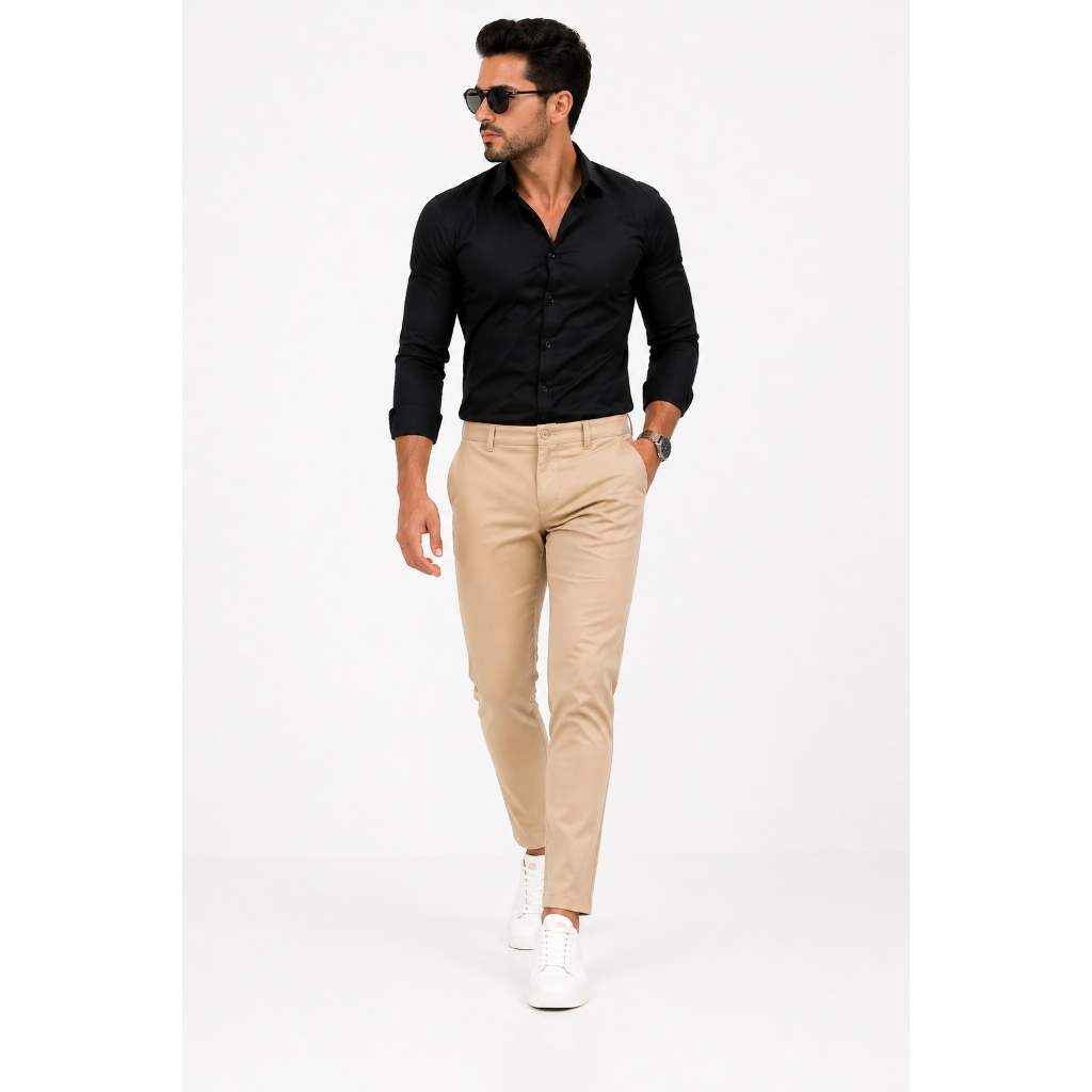 Calça Sarja Masculina Slim Fit Premium Elastano Conforto Sport Fino Casual Elegante