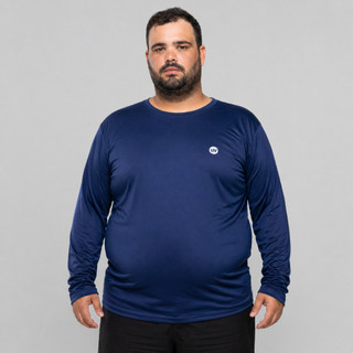 Camisa UV Masculina Plus Size Proteção Solar Tecido Leve Respirável Roupas Esportivas Sol G1 ao G5