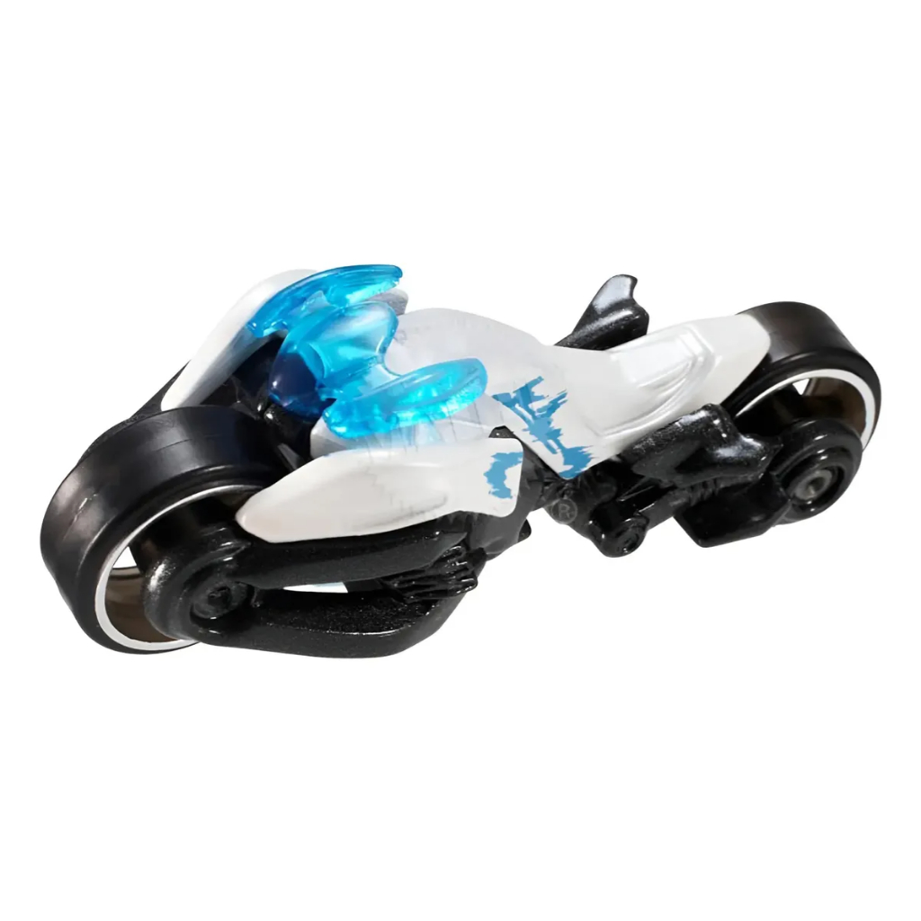 Hot Wheels Max Steel Motorcycle 2013 - Loose Branco