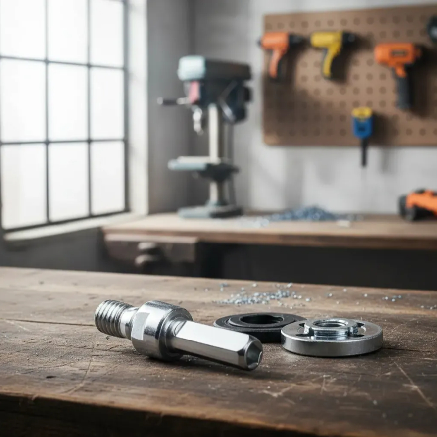 Haste Eixo Suporte Adaptador Universal Disco De Corte Desbaste Rebolo Lixa para Furadeira Parafusadeira Furo