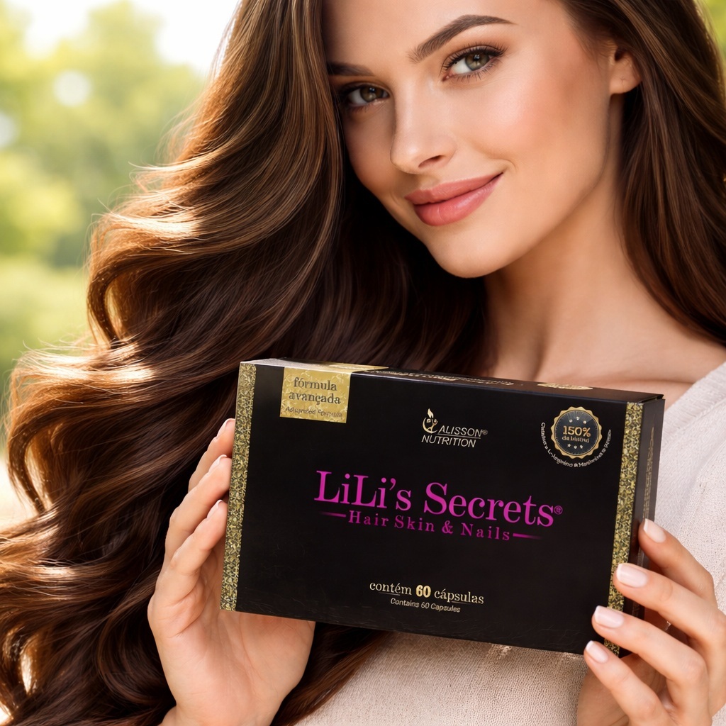 Multivitamínico Lilis Secrets Hair Skin Nails 60 Cápsulas - Alisson Nutrition