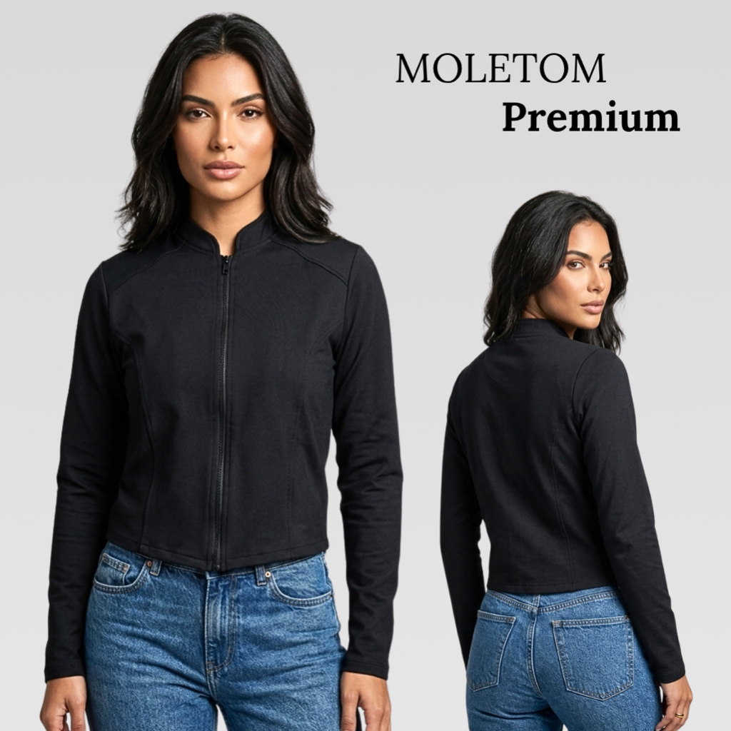 Blusa Moletom Casaco Feminino Frio