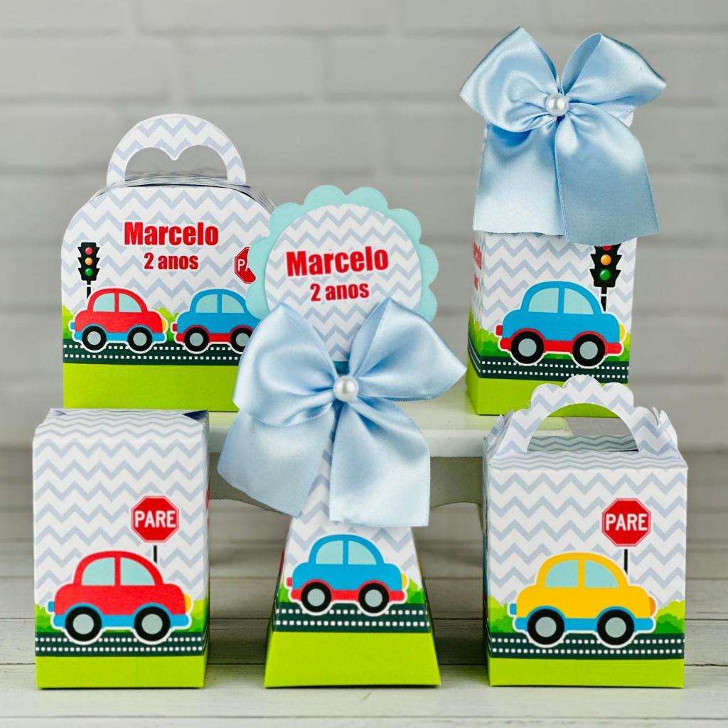 Kit Personalizados Carrinhos (PEGUE E MONTE) / Kit Festa Personalizadas Lembrancinha e Mimos para Aniversário
