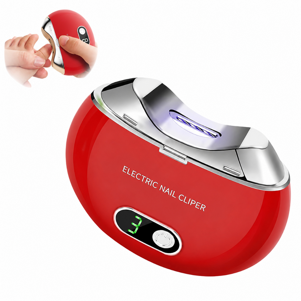Cortador De Unhas Elétrico 3 Em 1 Com Desinfecção Luz UV