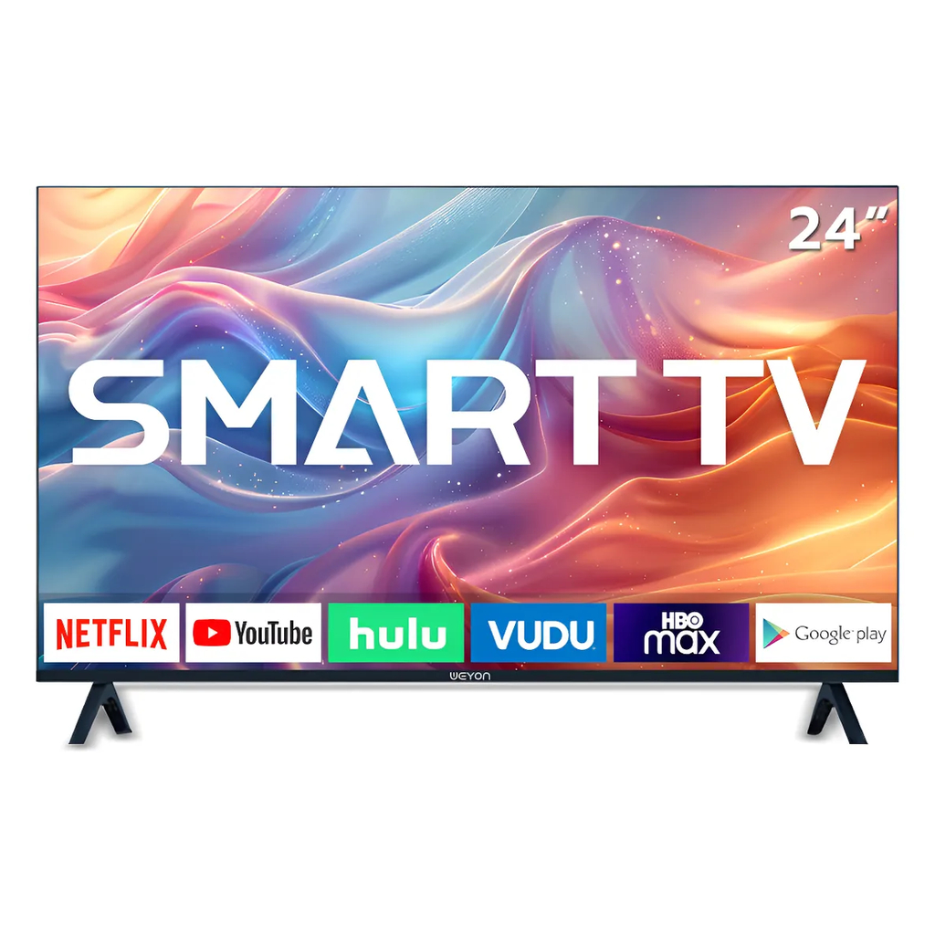 Smart Tv 24 Polegadas Weyon Android 14 LED HD WiFi Netflix YouTube Google Cast Bivolt — R$ 1.044,05 em Shopee