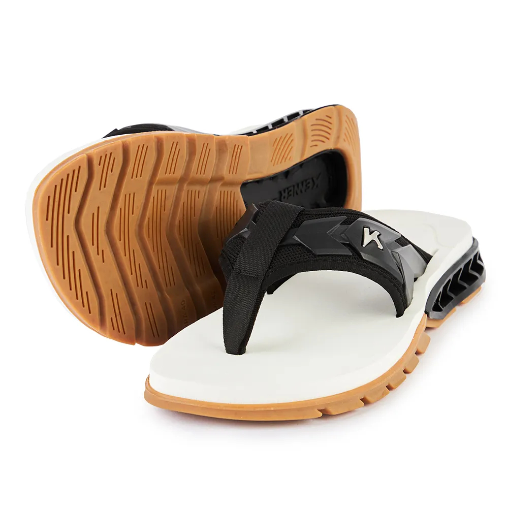 Sandália Chinelo Kenner Rakka Ultra Force DLM Masculino Branco e Crepe Original