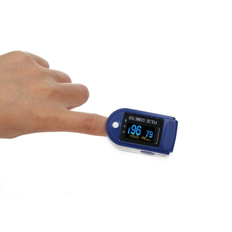 Oxímetro Digital de Dedo Medidor De Saturação De Oxigênio Finger Clip Pulse Oximeter