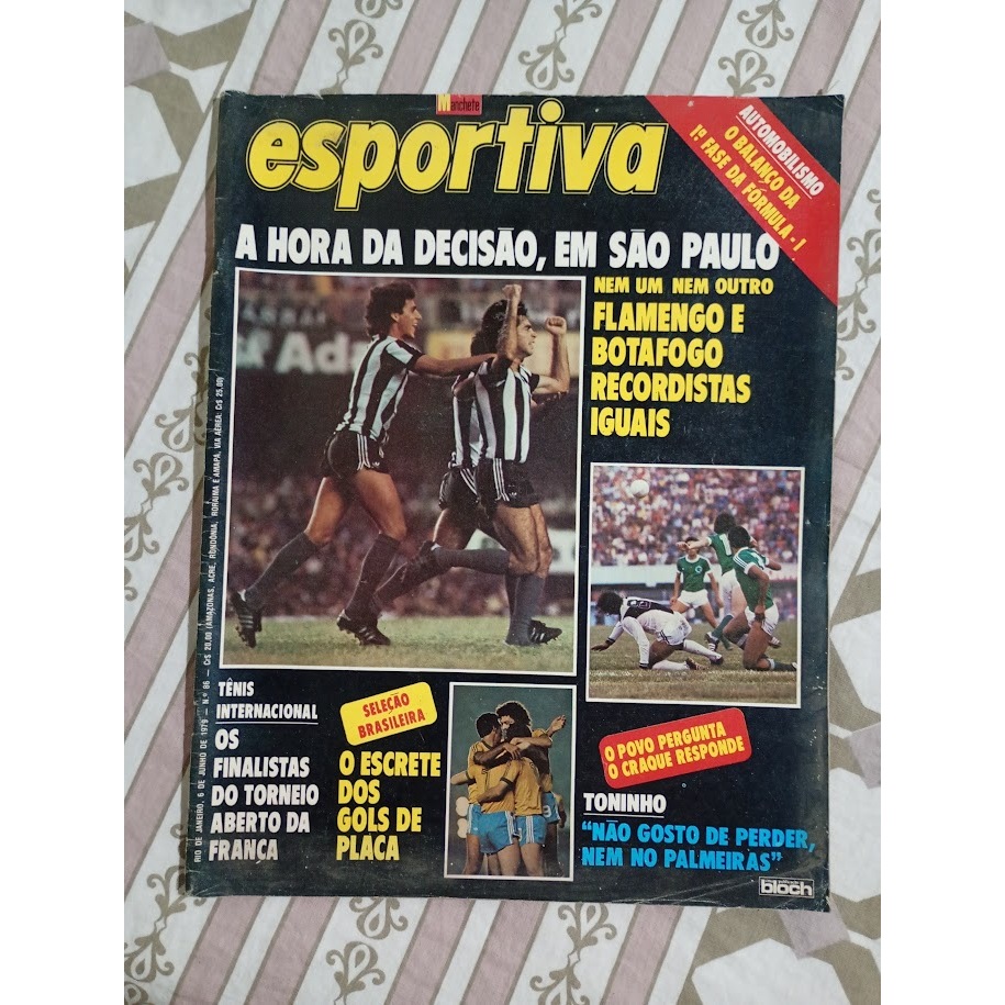 REVISTA MANCHETE ESPORTIVA 86 * 06/06/79