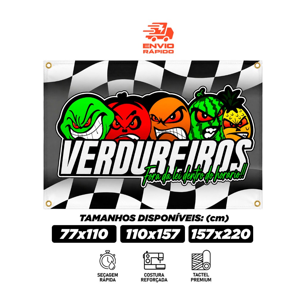 Bandeira Verdureiros Ceasa Caminhoneiro Caminhão Flogueiro