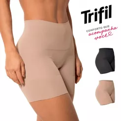 Bermuda Modeladora Trifil Shape Confort com Compressão Modela e Sustenta Em Poliamida e Elastano