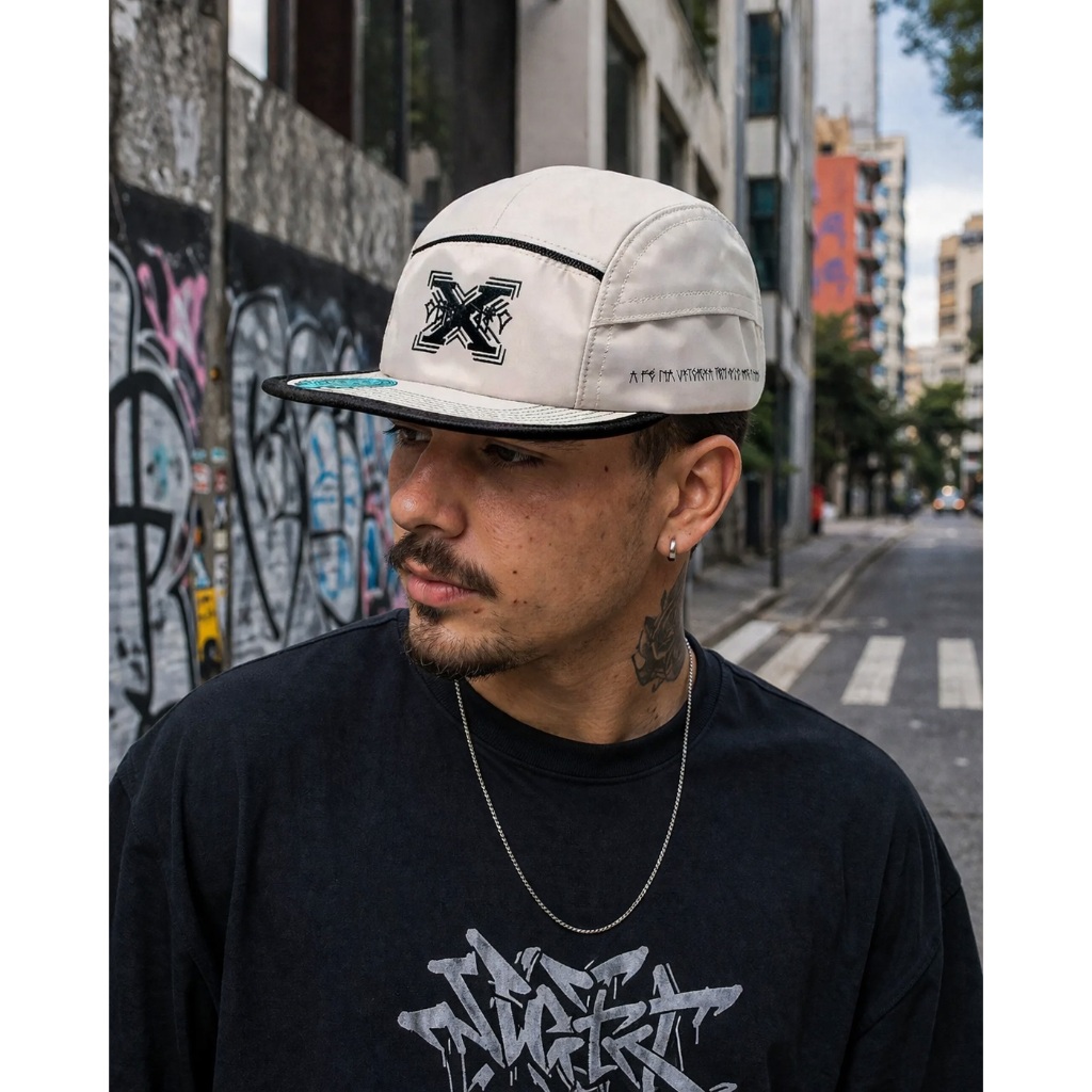 Boné acessório Chronic Aba Reta Five Panel Original DEXTER
