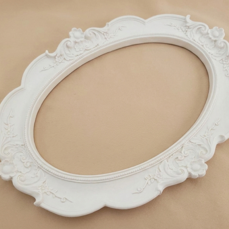 Molduras Resina 30,5X41+ Fundo Mdf Decoração Ambiente Artesanato Pintura Mesa espelho Perfumes