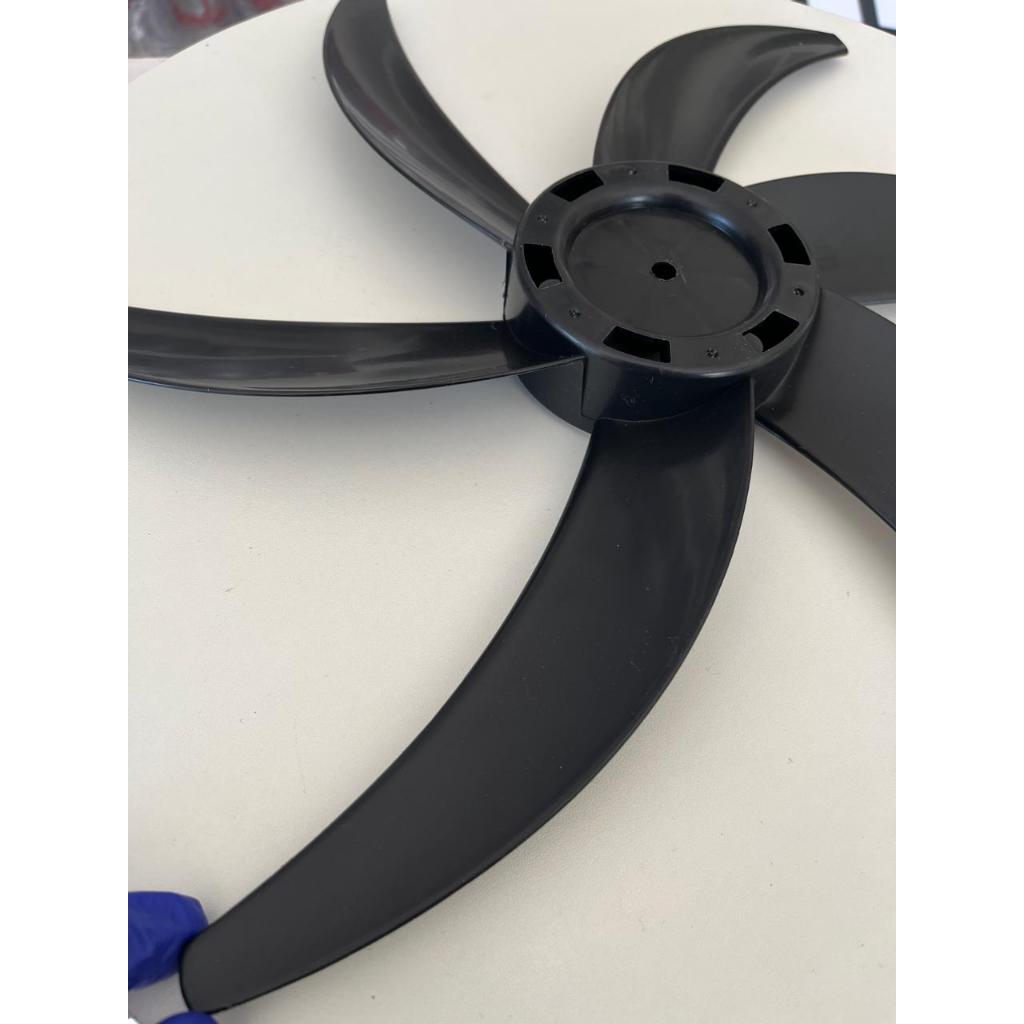 Hélice 6 Pás Plástico Ventilador Ventisol Steel Preto 50cm