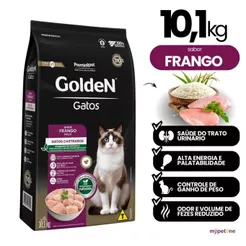 Ração Golden Fórmula Gatos Castrados Sabor Frango 10,1kg