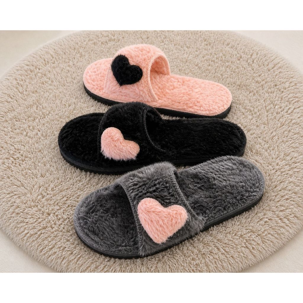 Chinelo Pantufa de Pelúcia Fofinha Inverno - Antiderrapante