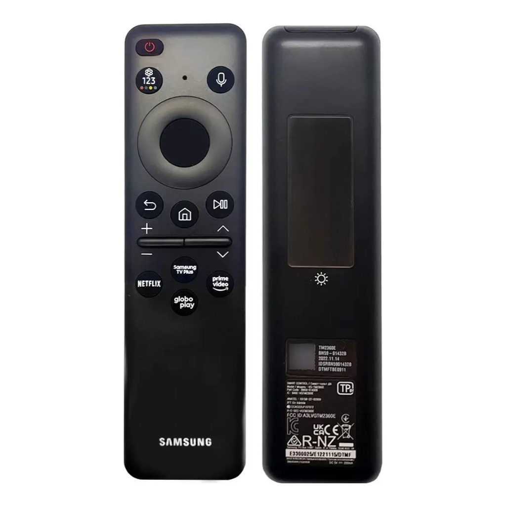 Controle Remoto Smart Tv Samsung Original Preto