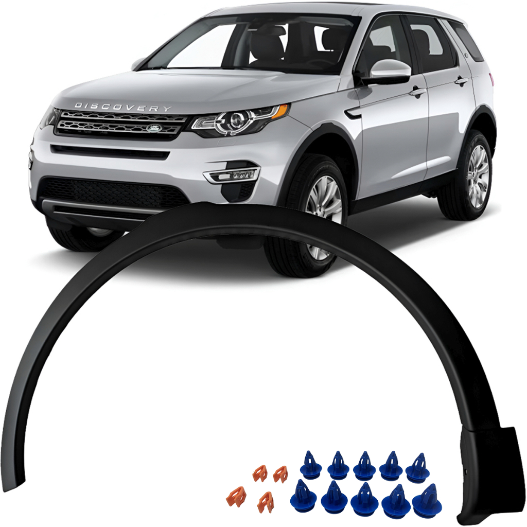 Alargador Discovery Sport 2015 a 2019 Sem Furo Moldura Friso Paralama Dianteiro Esquerdo