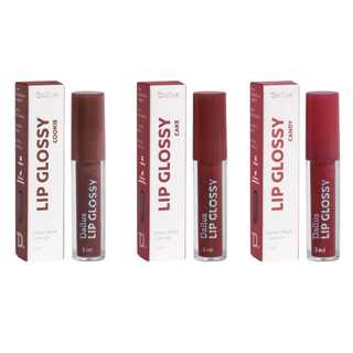 Dailus Lip Glossy Vegano Ultra Hidratante Fórmula Brilho intenso - Escolha o seu