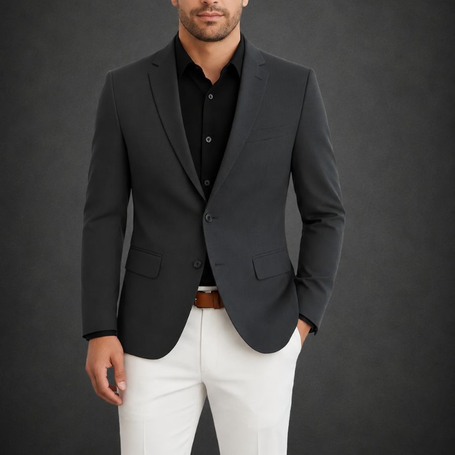 Blazer Masculino Linho Alfaiataria Sofisticado