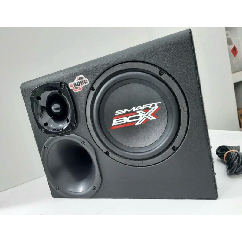 Caixa Smart Box Trio 8 Boog Som Amplificada Automotiva
