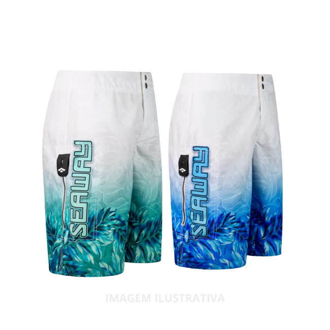 Bermuda Masculina Tactel Seaway com Elastano – Secagem Rápida e Conforto Premium