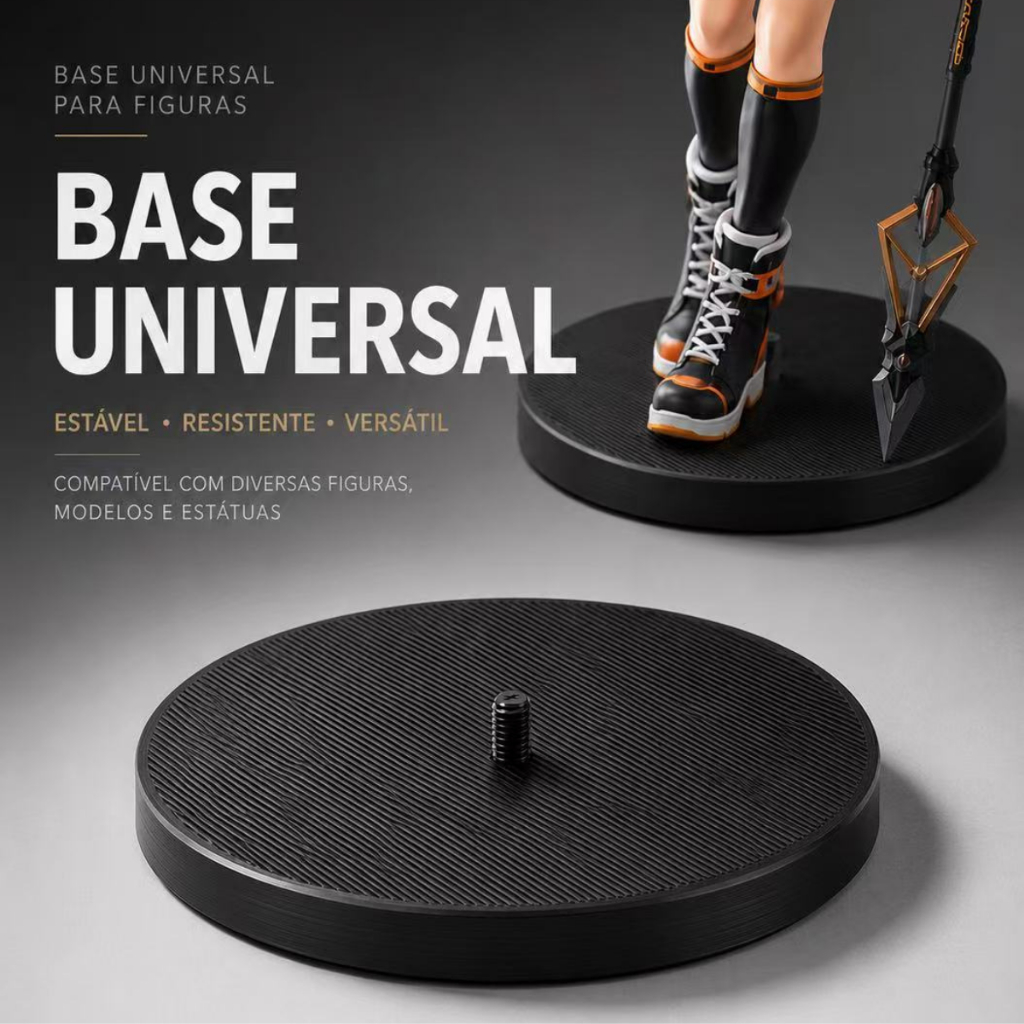 KIT 5 ou 10 Base de Exposição para Figures e Miniaturas 5cm  Suporte Estável para Colecionáveis