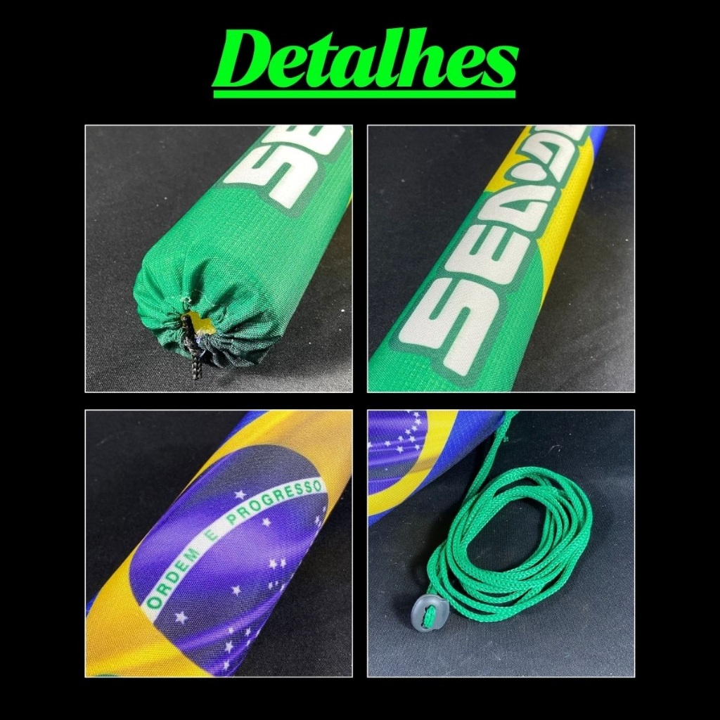 Par Defensa Brasil Br Jet Ski Barcos 53cm Poliéster Proteção