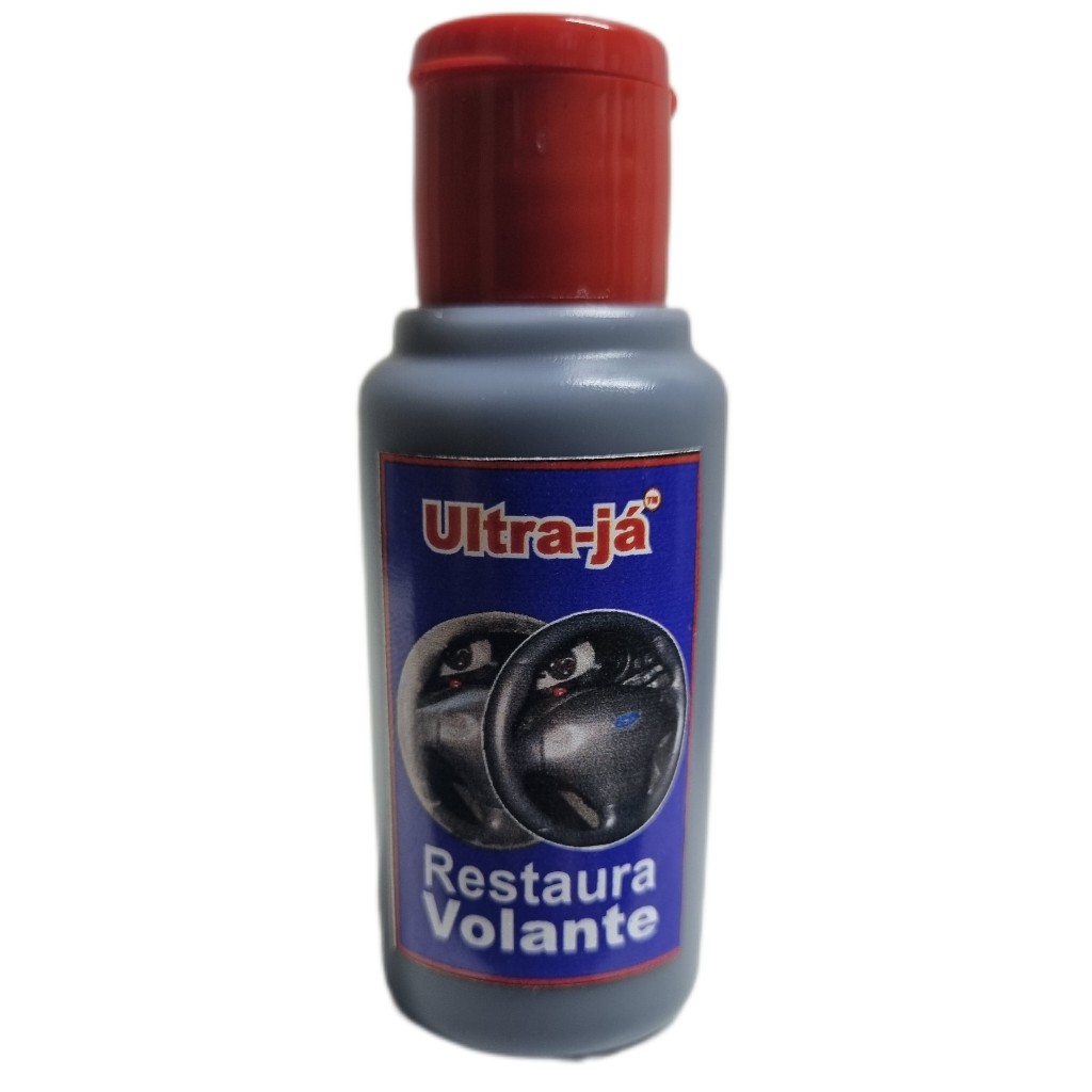 Restaura Volante - Para Couro e Sintético Preto - Kit Renovador - Resultado Imediato - Automotivo