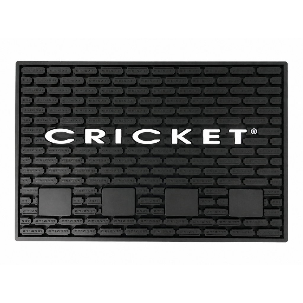 Tapete Profissional Cricket Tapete para bancada de barbeariaTapete para máquina de cortar cabelo Organizador de bancada