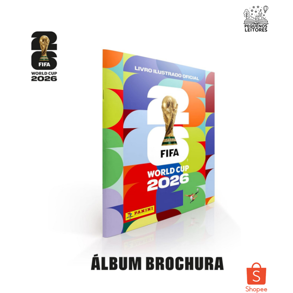 Álbum Oficial Copa Do Mundo 2026 FIFA World Cup Capa Cartão Panini Colecionável