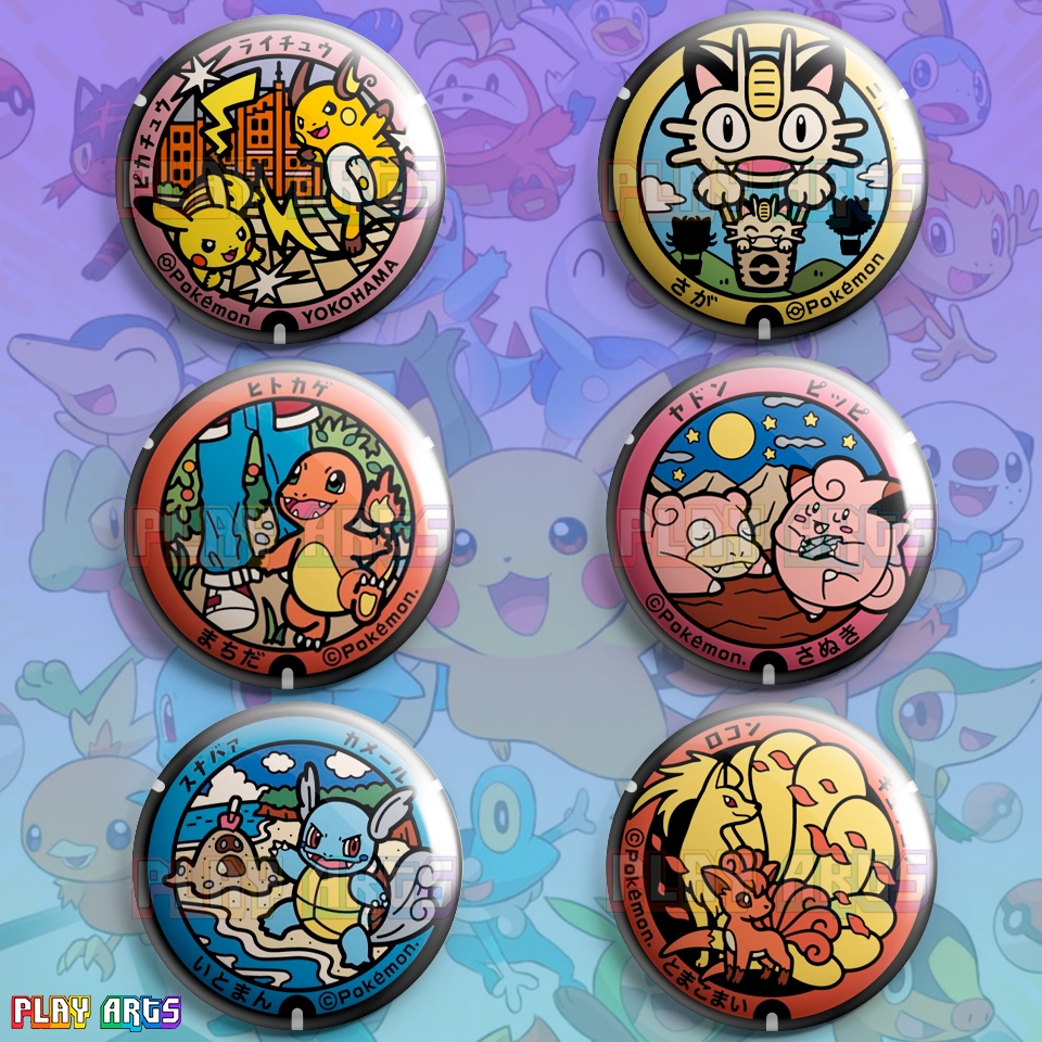Bottons  Broche Pokemon Personalizado