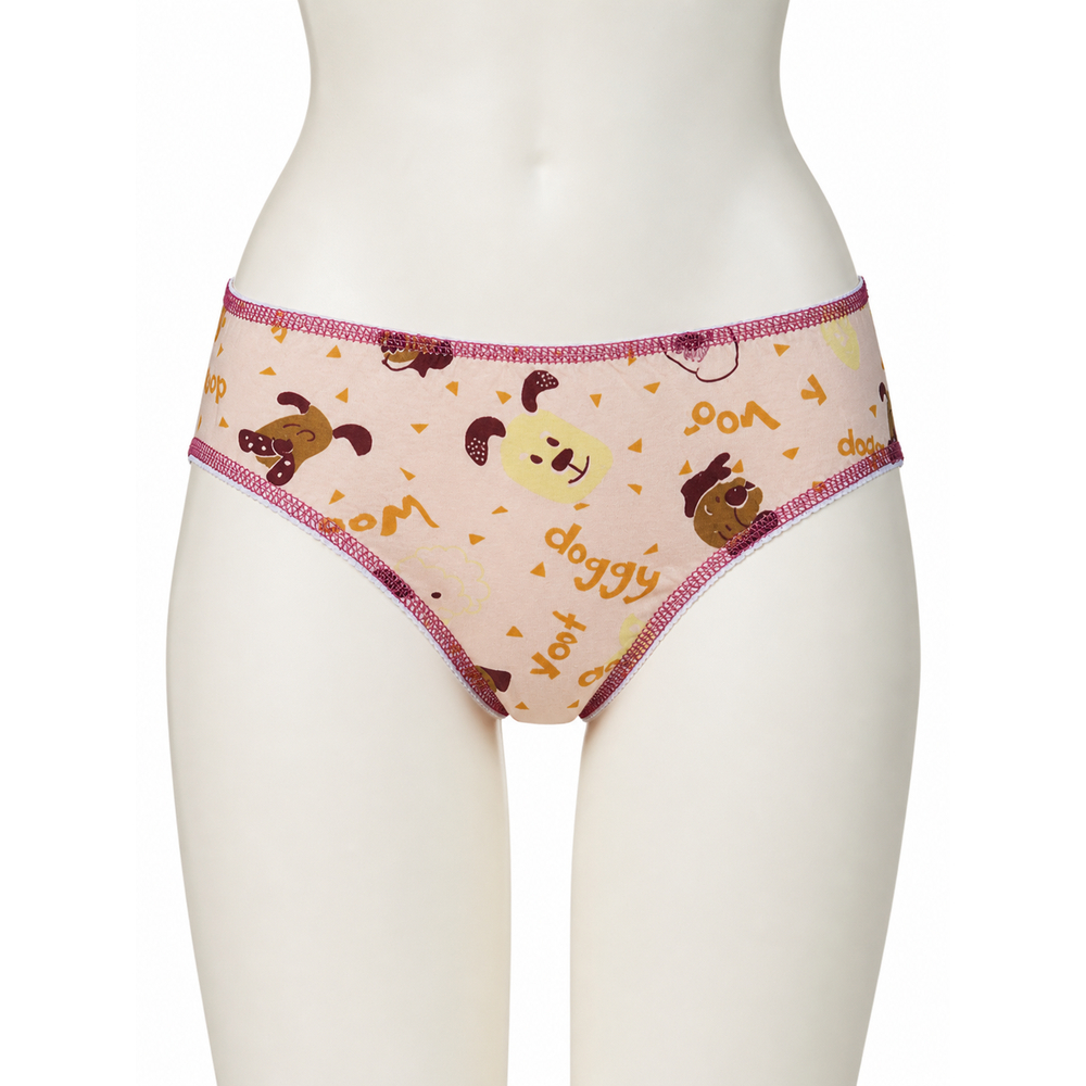 Kit Calcinhas Infantis Femininas Estampadas Sortidas Elástico Comum Confortáveis VF Cristal Confecções