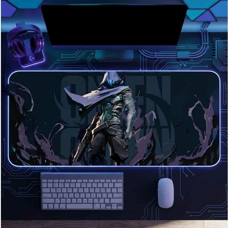 Mouse Pad Escritório Gamer Computador Vavalorant Tapete de Mesa Premium Bibi Painéis Oferta