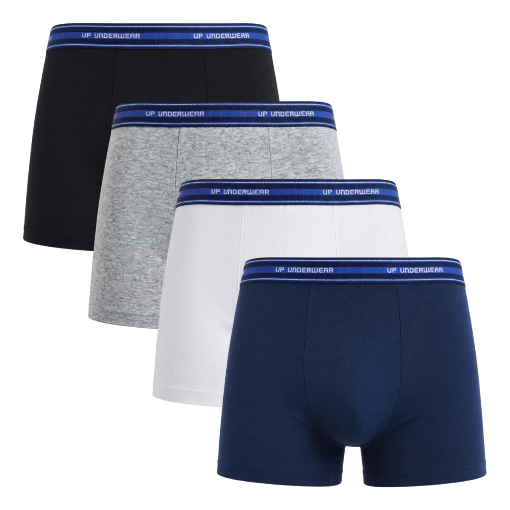 Kit 4 Cuecas Boxer Masculina Up Underwear Cotton Algodão Masculina Sortido