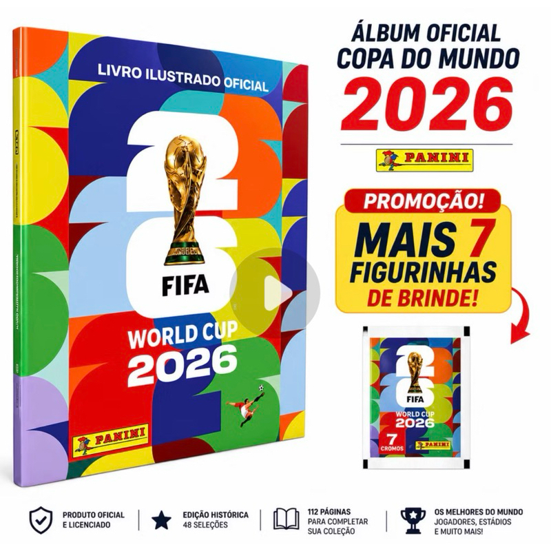 Álbum Copa  Do Mundo 2026 FifaPanini Oficial