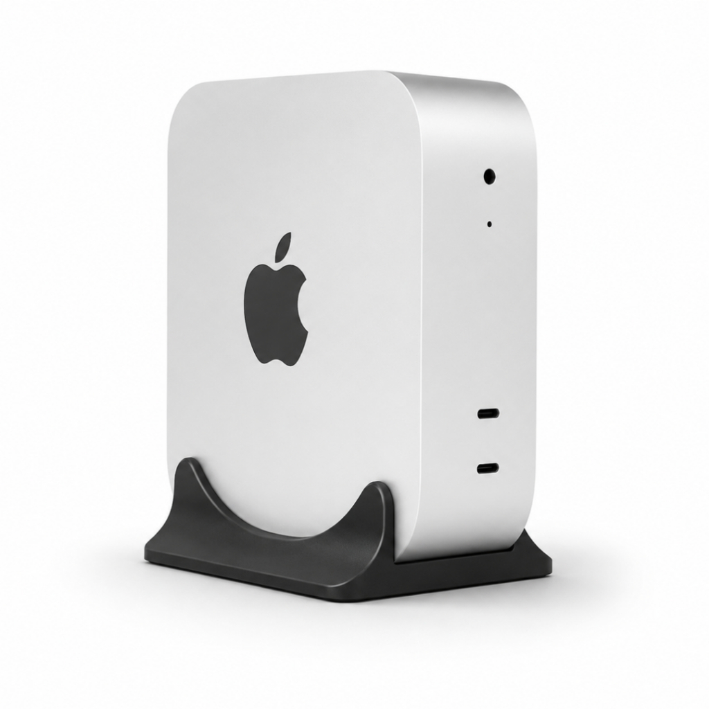 Suporte Vertical Minimalista para Apple Mac Mini M4 – Setup Clean e Seguro