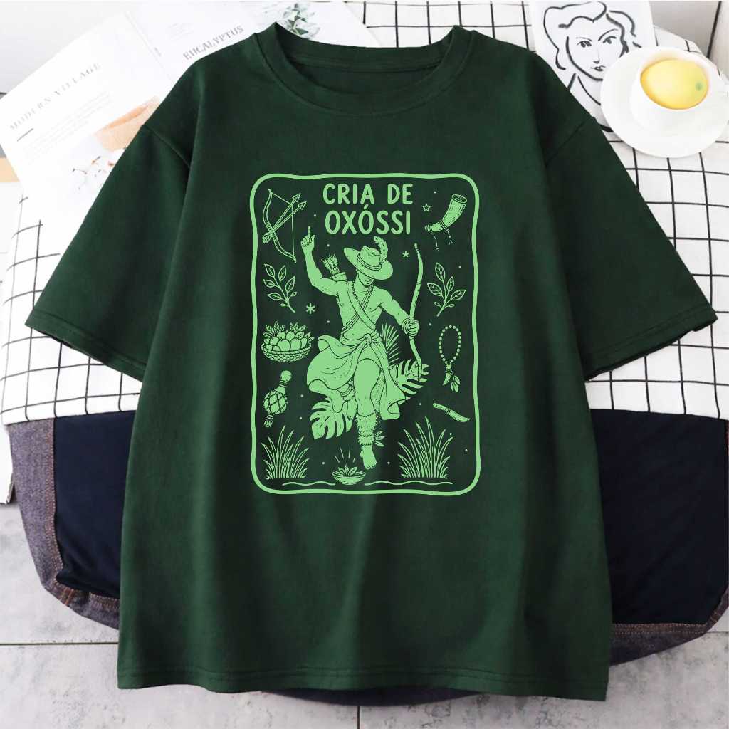 Camiseta Cria De Oxossi Orixá Umbanda Candomblé Unissex