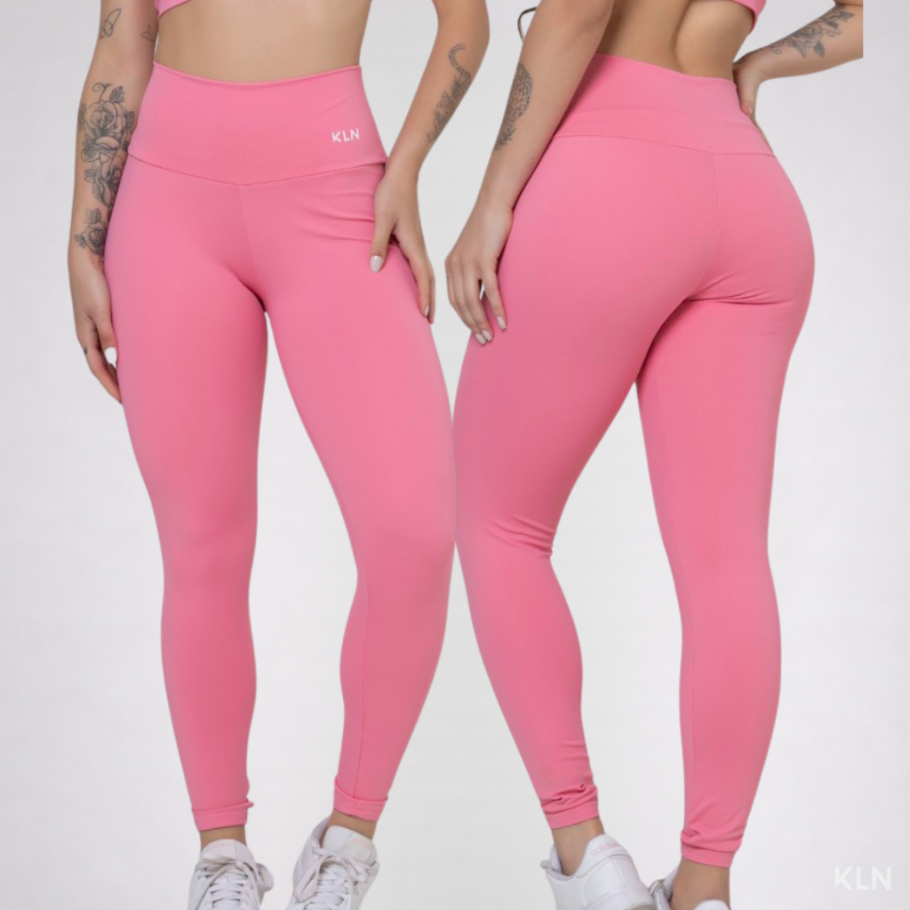 Calça Legging Feminina Cós Alto  ZERO TRANSPARÊNCIA Academia Suplex Treino Crossfit Conforto