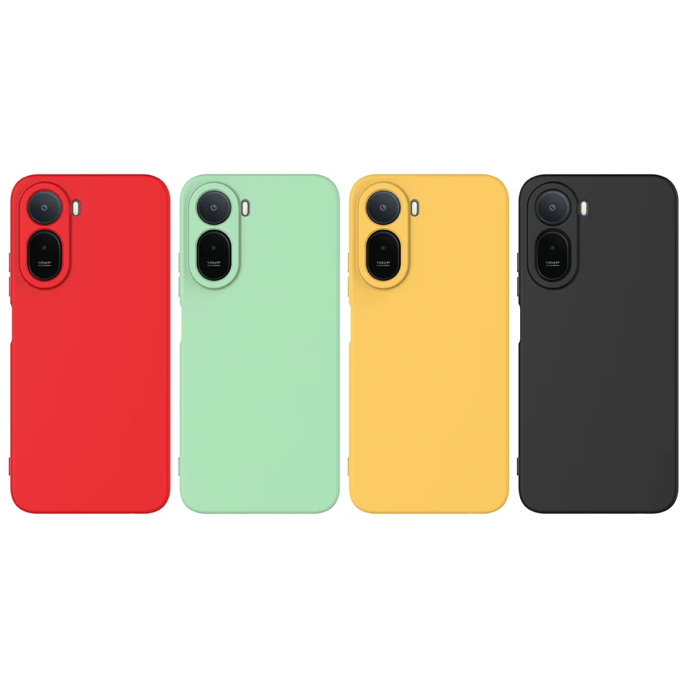 Kit 2X1 Xiaomi Redmi A7 Pro 5G - Capa Silicone Aveludada Colorida + Película Frontal Ceramica 9D