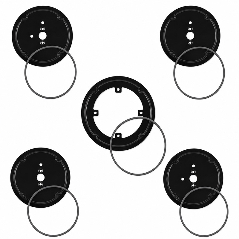 Kit Base Trempe Suporte Para Fogão Atlas Agile Glass e Agile Up 5 Bocas