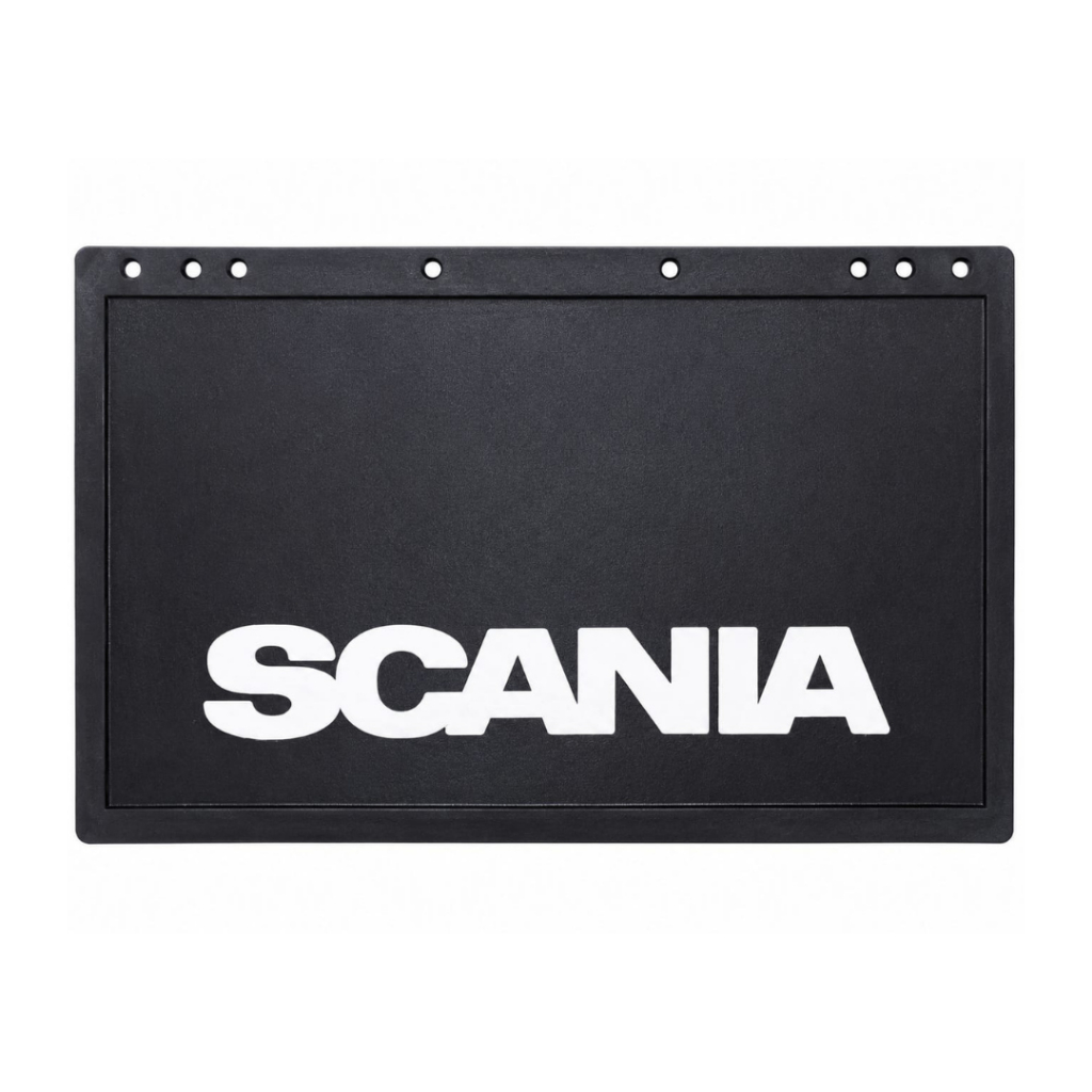 Parabarro Traseiro Cabine Caminhão Scania S4 62 x 38CM Borracha Borrachão Lameira Apara Barro