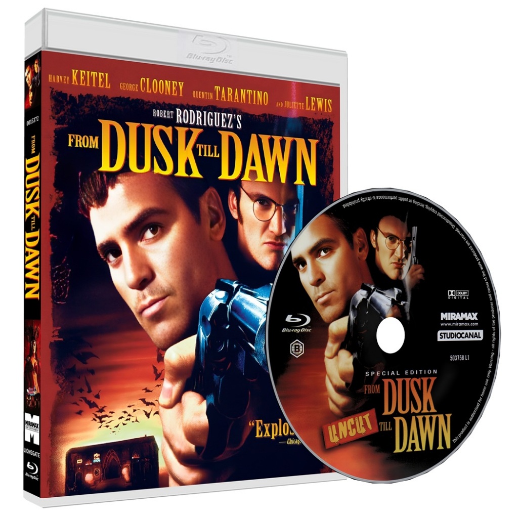 Blu-ray Filme Um Drink no Inferno - From Dusk Till Dawn - 1996 - Edição completa - Penta audio + extras em bluray