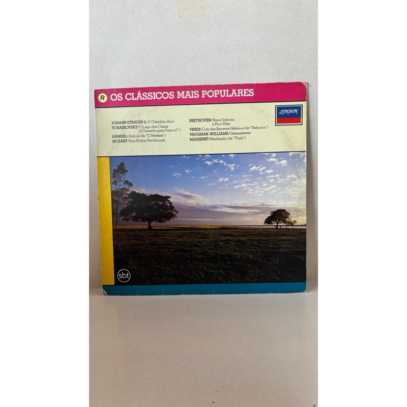 Lp Os Clássicos Mais Populares - Johann Strauss Jr/ Beethoven. 1987. Testado e funcionando