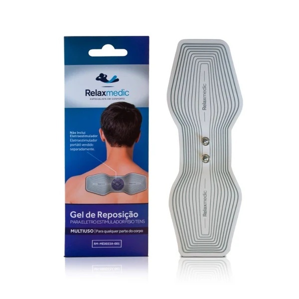 Gel Reposição Eletroestimulador Fisio Tens Relaxmedic