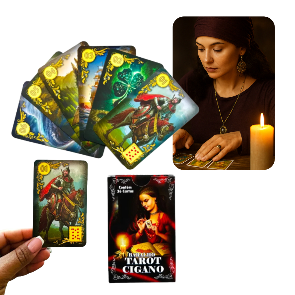 Baralho Tarô Tarot Cigano Lançamento