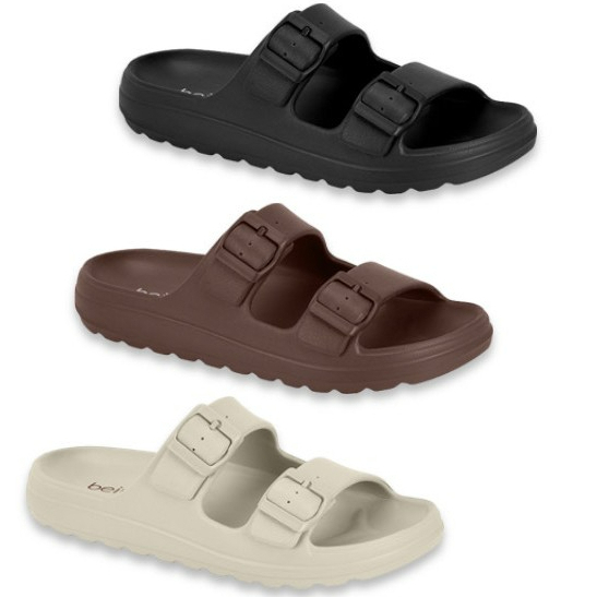 Sandália Chinelo Feminina Beira Rio Birken Fivela Ajustável Eva Super Confortável Leve Original