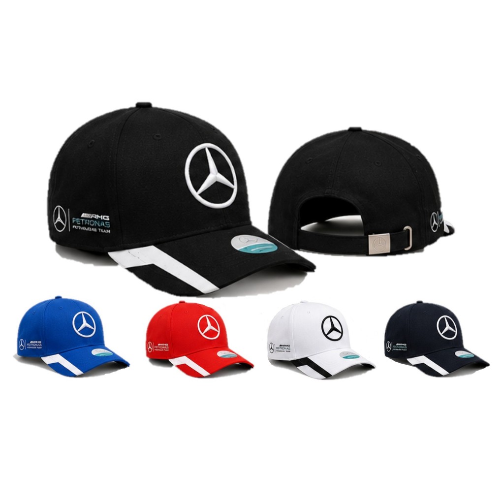 Boné Aba Curva Mercedes AMG Petronas F1 Premium Strapback Ajustável NY 3D
