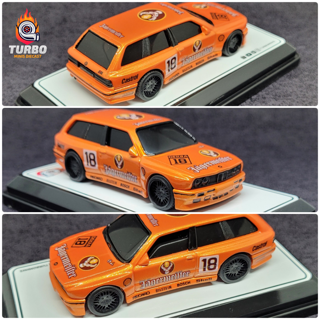 Hot Wheels HW BMW M3 Wagon - Jägermeister Livery - Custom 1:64