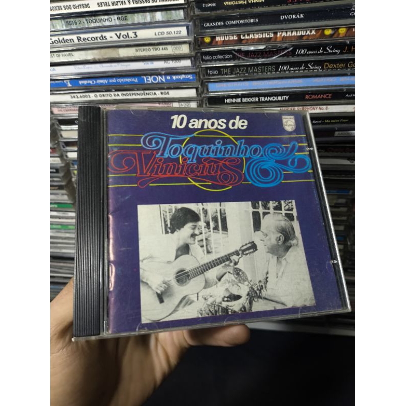 CD 10 ANOS DE TOQUINHO VINICIUS - CD Usado conservado - REF:CD 2802