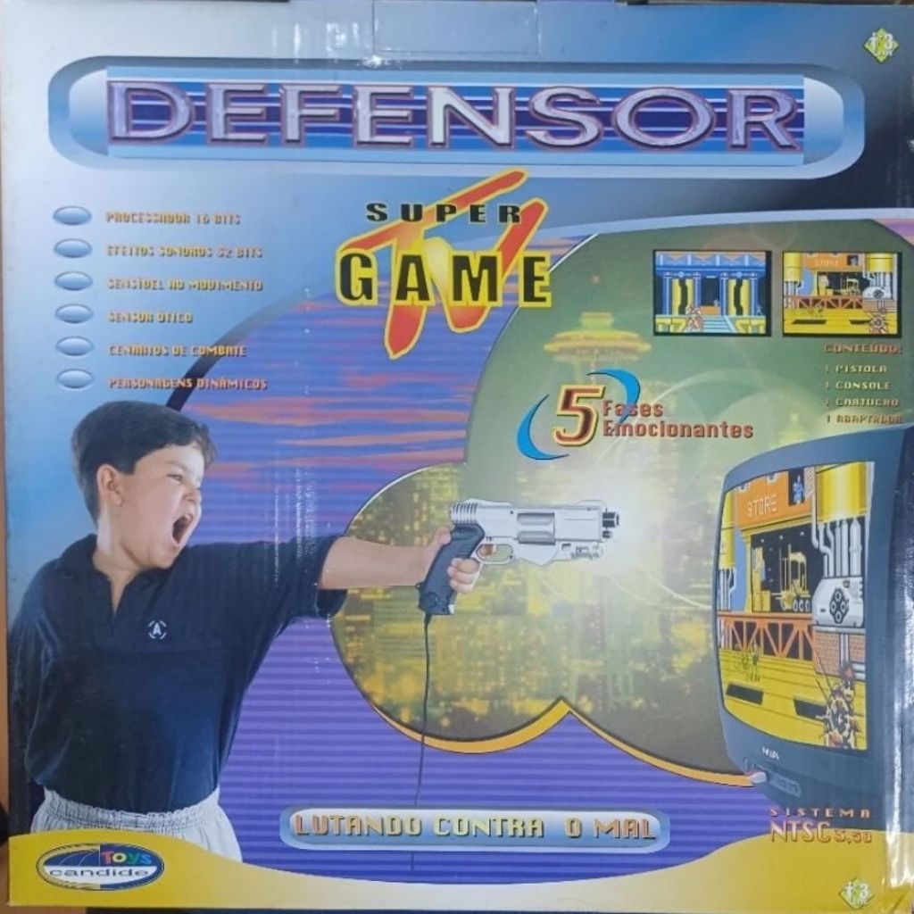 Vídeo Game Defensor - Super Game Colecionável
